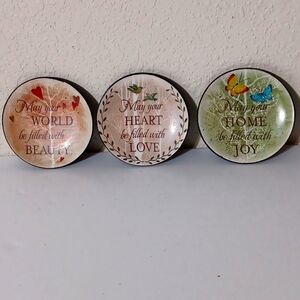 Miniature Deco Blessing Plates